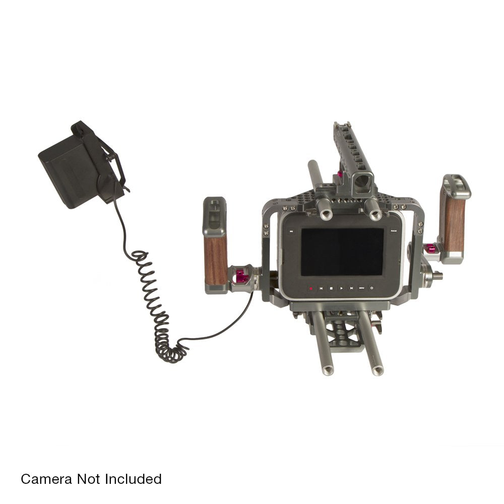 Ikan BMPCC-PBK-BC-S Pocket Cinema Camera Belt Clip Pro Battery Kit for V-Mount (Black)