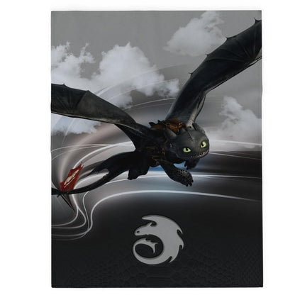 Franco Manta Infantil How to Train Your Dragon - Cómo entrenar a tu dragón - 46 in x 60 in