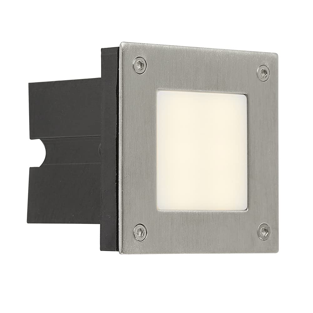 Tecnolite - Lámpara de exterior LED para empotrar, 0.6 W, Luz suave cálida