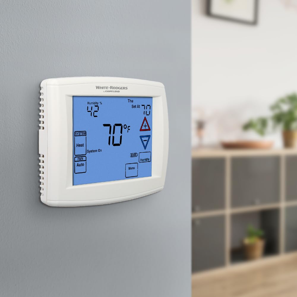 Emerson 1F95-1291 - Termostato táctil de 7 días con control de humedad