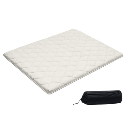 VEVOR - Colchón de futón japonés, 100% Espuma cómoda de Alta Densidad, tapete Plegable de Tatami con Bolsa de Almacenamiento, Almohadilla de Dormir para Acampar, recámara o Yoga