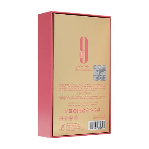 Afnan Agua de Perfume EDP 9AM Femme para Mujeres, 100ml