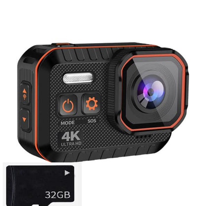 Auvce Cámara Deportiva 400 4k 60FPS, 8M Cámara Deportiva con Pantalla Táctil Resistente al Agua 40m Cámara Subacuática WiFi Webcam Videocámara （con Tarjeta de Memoria de 32G）