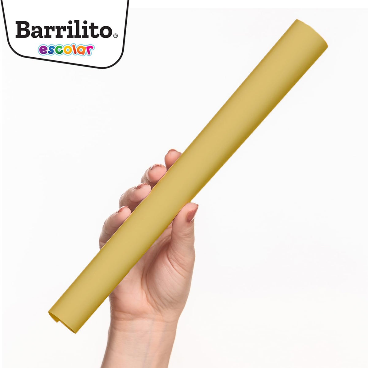 Barrilito Papel Contacto Amarillo Rollo. 0.45x20m. 8020