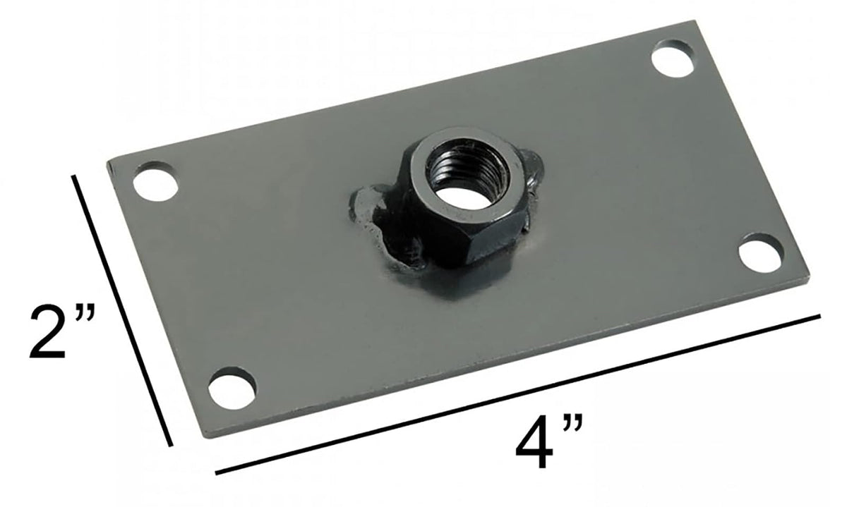Raider Tuerca roscada de Placa de manivela para Remolque de Motos de Nieve, Tornillo de Amarre/Barra