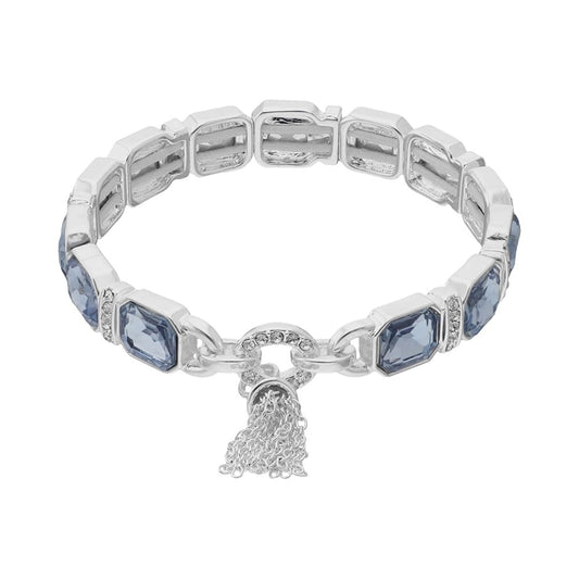 Anne Klein Pulsera Plateado Asimetrico para Mujer