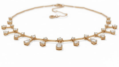 Anne Klein Collar Circular Para Mujer | Dorado, Mediano, Forma Circular, Cierre Gancho Francés, Gleaming Light