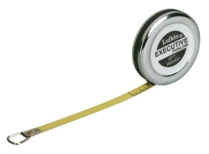 Lufkin W606PM Cinta Métrica de Bolsillo Diámetro Ejecutivo de 6 mm x 2 m, Milímetros