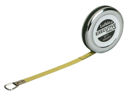 Lufkin W606PM Cinta Métrica de Bolsillo Diámetro Ejecutivo de 6 mm x 2 m, Milímetros