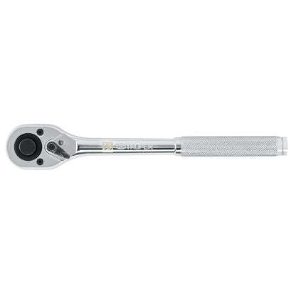 Truper M-1249, Matraca liberación rápida, cabeza de pera, cuadro 1/2"