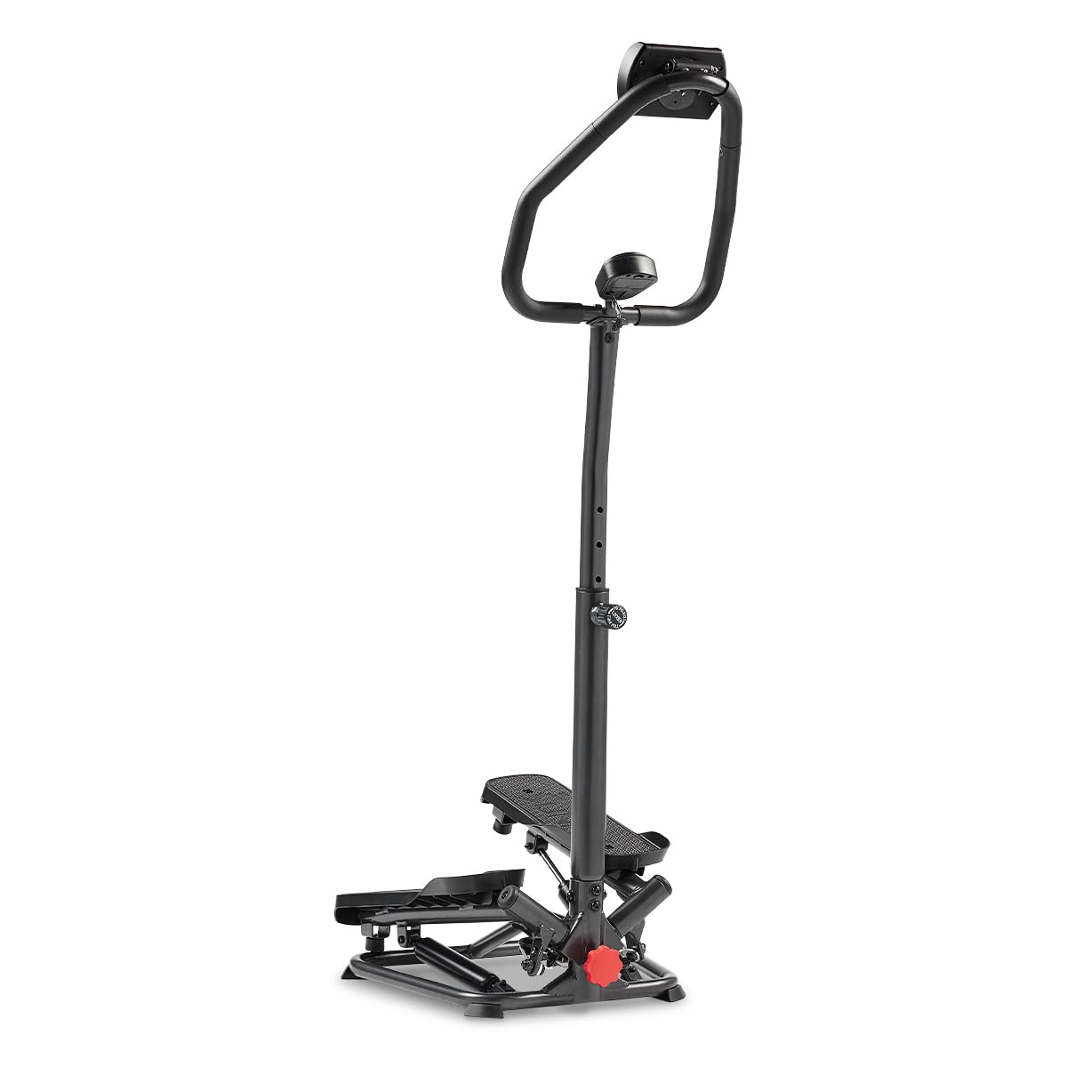Sunny Health & Fitness Mini Stepper Giratorio con Manillar - Negro