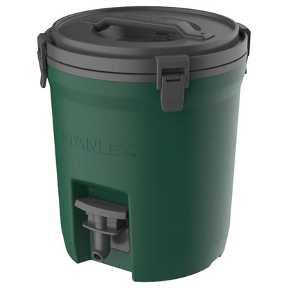 Stanley Adventure The Fast-Flow Water Jug Green 7.5L - Dispensador de agua portátil de flujo rápido con tapa a prueba de fugas, Dispensador stanley para bebidas frias y heladas