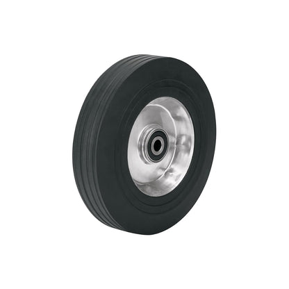 Truper LLH-10L Rueda de 10” hule solido eje lateral Truper, color, pack of/paquete de 1