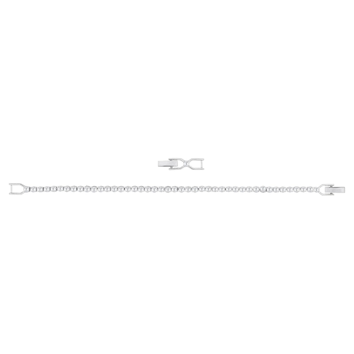 Swarovski Emily - Colección de Joyas de Tenis Con Cristales Transparentes, Azules y Rosados (Exclusivo de )