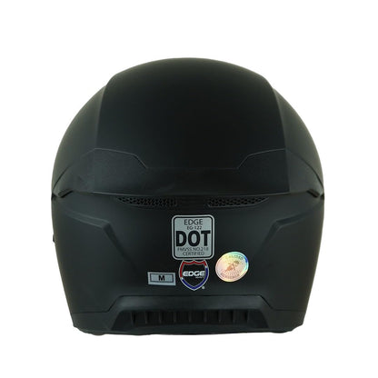 Casco para Moto Modelo NITROX - Casco Motocicleta Marca Edge - Visor Doble ANTIVAHO - Cascos para Motos Certificados Dot Moto - Accesorios para Moto Motocross Motocicleta