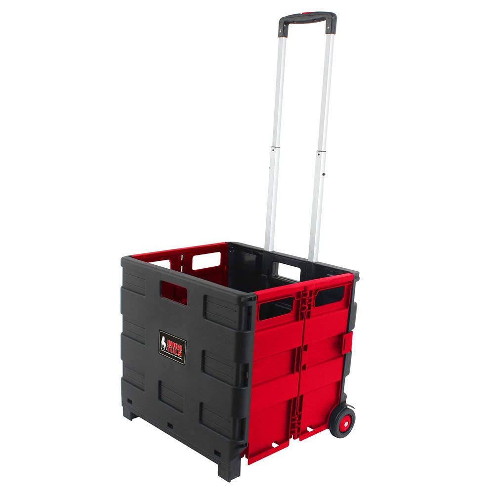 DOGOTULS AP0083 Carrito Plegable Multiusos de Plástico con Ruedas 35kg de Capacidad
