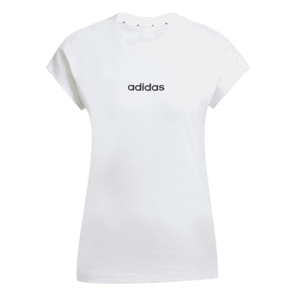 adidas Essentials Linear Playera de Algodón Mujer - G - Blanco