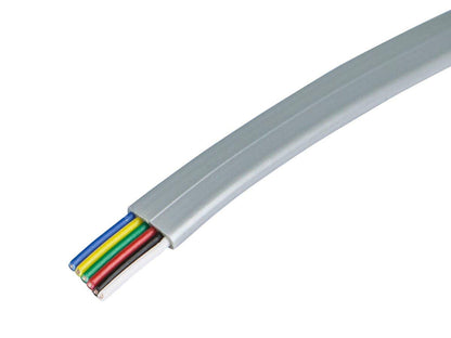 Monoprice Cat3 Ethernet Bulk Cable - Network Internet Cord - Flat,Stranded, UTP, Pure Bare Copper Wire, 26AWG, 1000ft, Silver