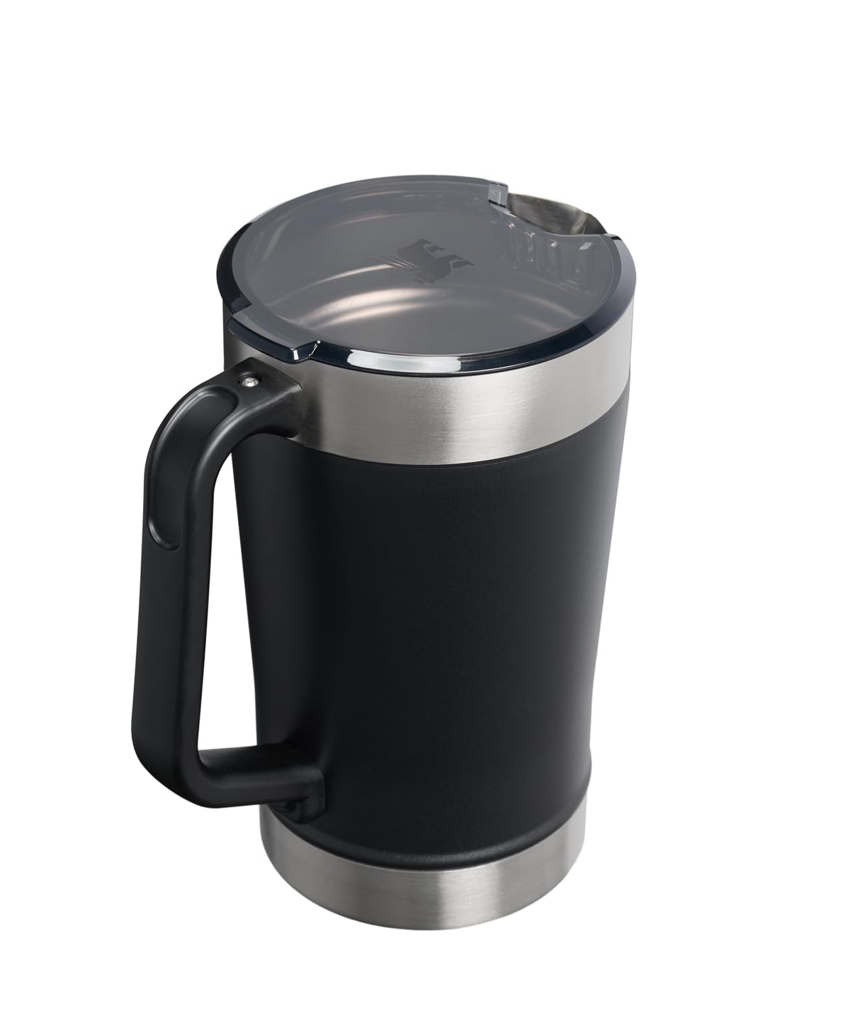 Stanley Stay-Chill Jarra de 64 onzas | Jarra de agua fría, cerveza y bebida con tapa, contenedor de bebidas duradero de gran capacidad con asa, acero inoxidable aislado, sin BPA, negro 2.0