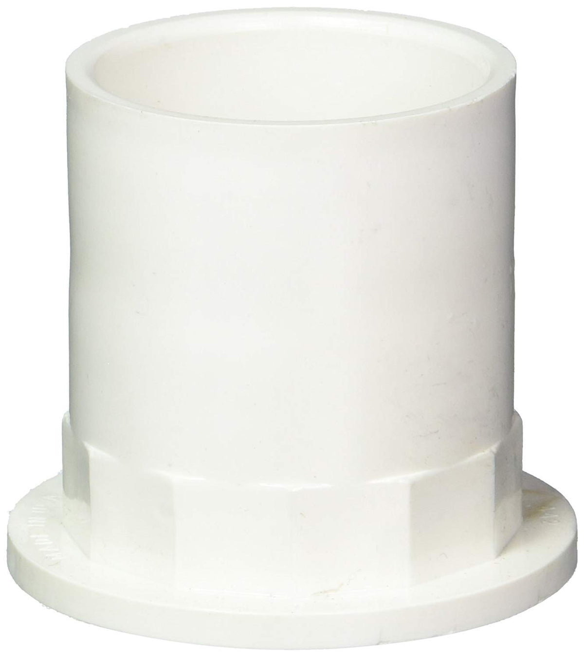 WestBrass Sch 40 - Adaptador recto (1-1/2", ABS), Blanco