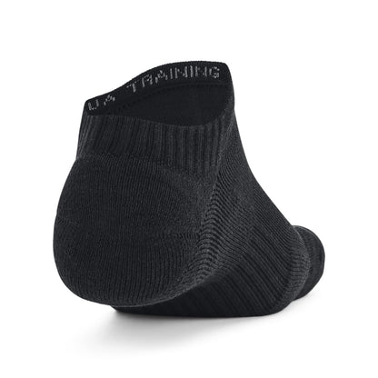 Under Armour Calcetines de algodón de entrenamiento sin mostrar paquete de 6 Calcetín Unisex adulto
