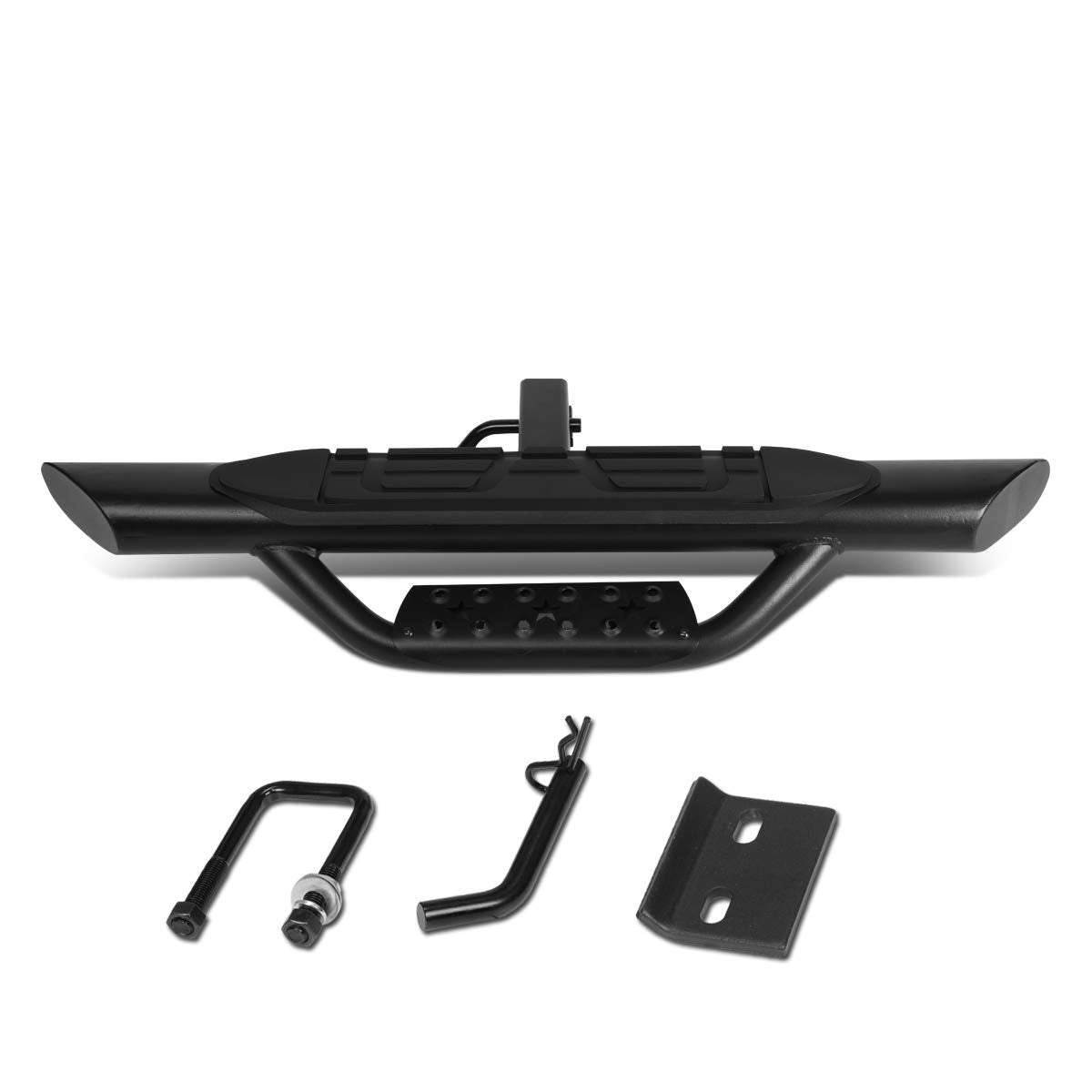 DNA Motoring PT-ZTL-8117 - Receptor de 2 Pulgadas, 36.5 x 3.75 Pulgadas, Barra de Enganche de Remolque, Color Negro