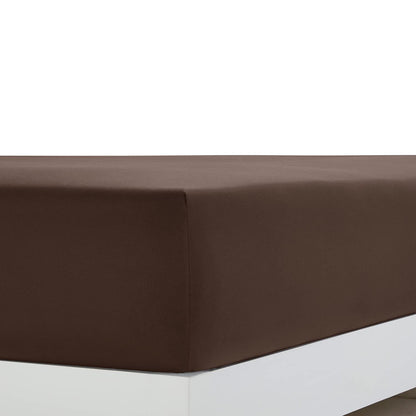 CLARA CLARK Premier 1800 Collection Hoja de Cama Set, Juego de sábanas 4 Piezas, Chocolate Brown, Tamaño King