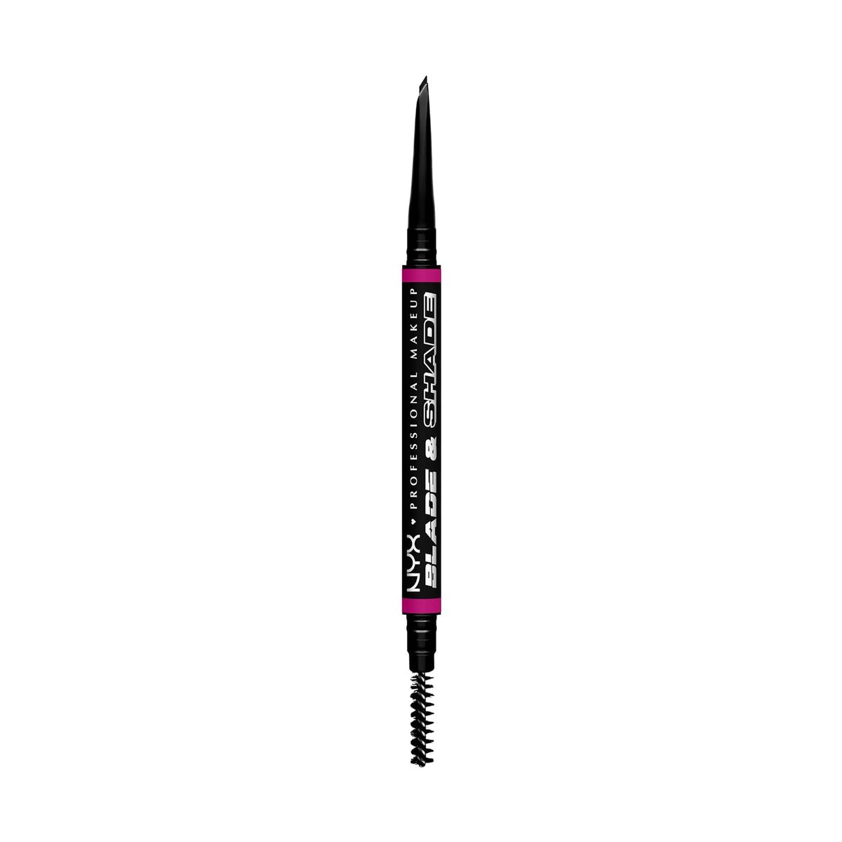 NYX Professional Makeup Blade Shade Lápiz de Cejas de Dos Puntas - Black (Negro)