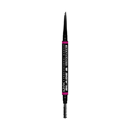 NYX Professional Makeup Blade Shade Lápiz de Cejas de Dos Puntas - Black (Negro)