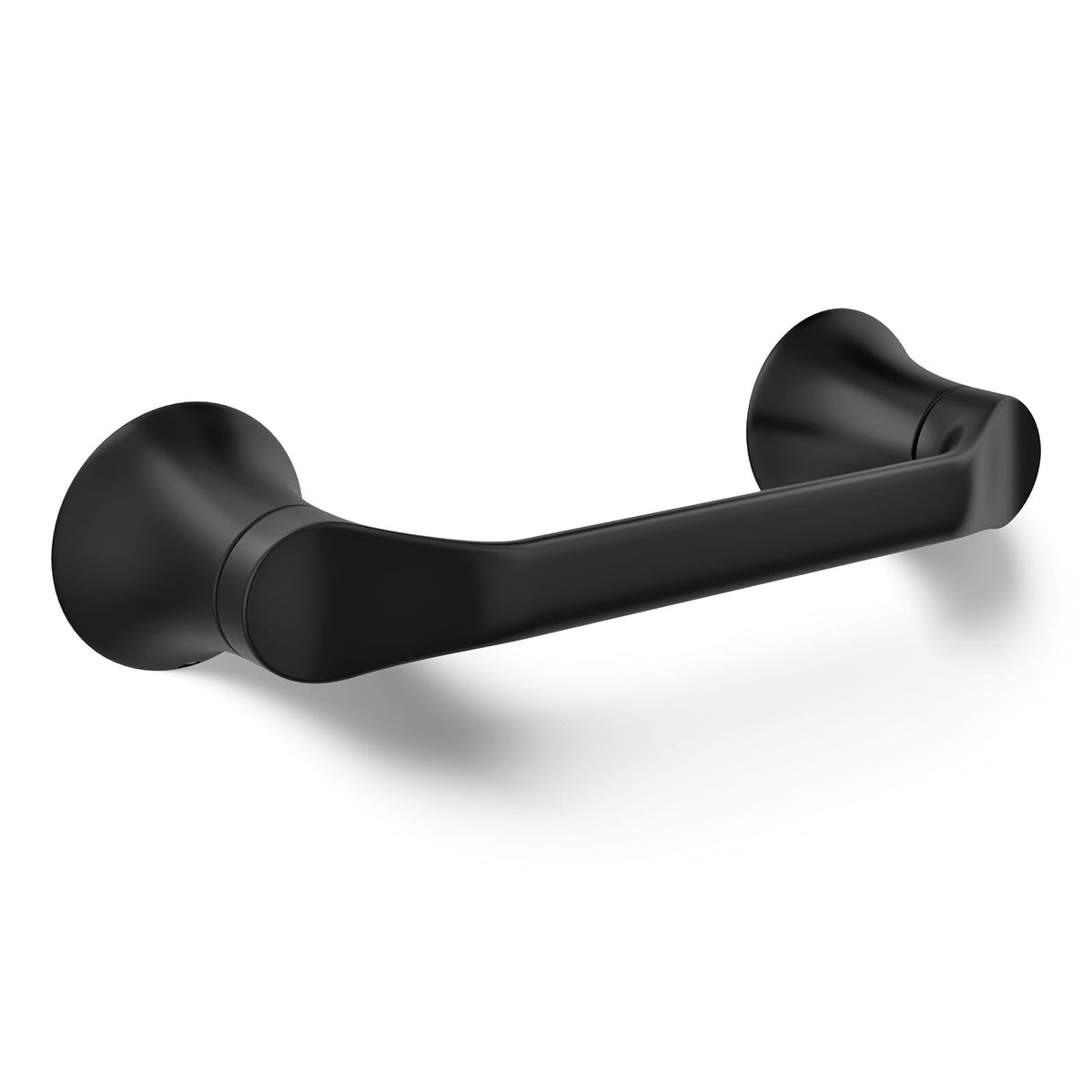 KOHLER 27397-BL Simplice Soporte de Papel higiénico Giratorio para Montaje en Pared, Color Negro Mate