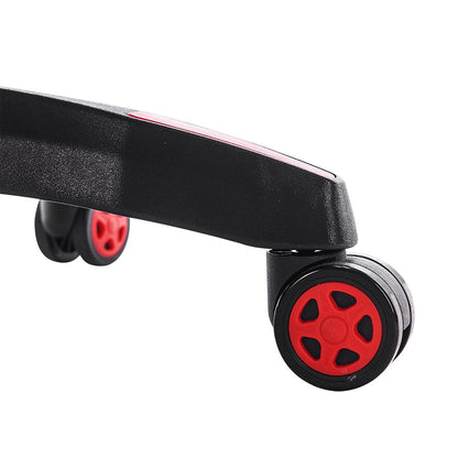 Silla Gamer CGC301 - Soporte 120 Kg, Respaldo Reclinable 135°, Ruedas 60 mm, Tapizado Tela Automotriz, Descansabrazos, Ergonómica para Gaming y Oficina, Color Rojo/Negro