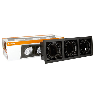 Tecnolite Lámpara Downlight Empotrable Dirigible G53 - 3 focos