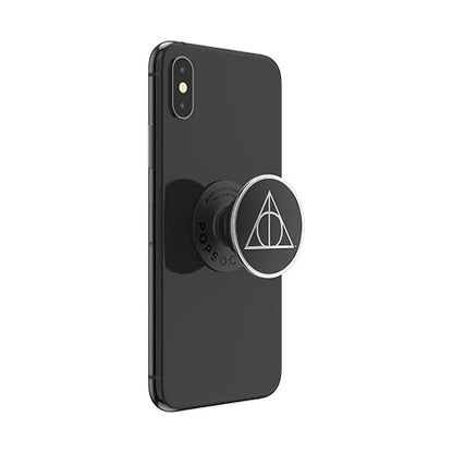 PopSockets PopGrip - Soporte expandible y Agarre con una Parte Superior Intercambiable para teléfonos Inteligentes y tabletas, Esmalte Reliquias de la Muerte