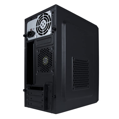 Gabinete Compacto Mini Torre Kioto GC240 / Micro Atx y Mini Itx Fuente de 500w + 1xUSB 3.0 + 2xUSB 2.0 + 1xVentilador Essential Series