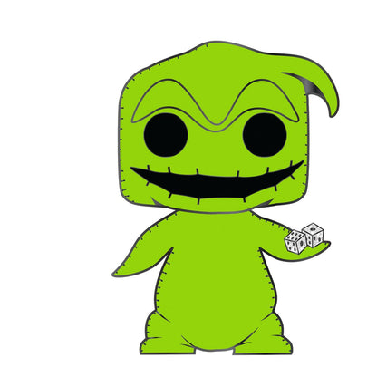 Funko Pop! Large Enamel Pin Disney: The Nightmare Before Christmas - Oogie Boogie Chase - Disney: The Nightmare Before Christmas - Pins de Esmalte - Broche Coleccionable Y Bolsos