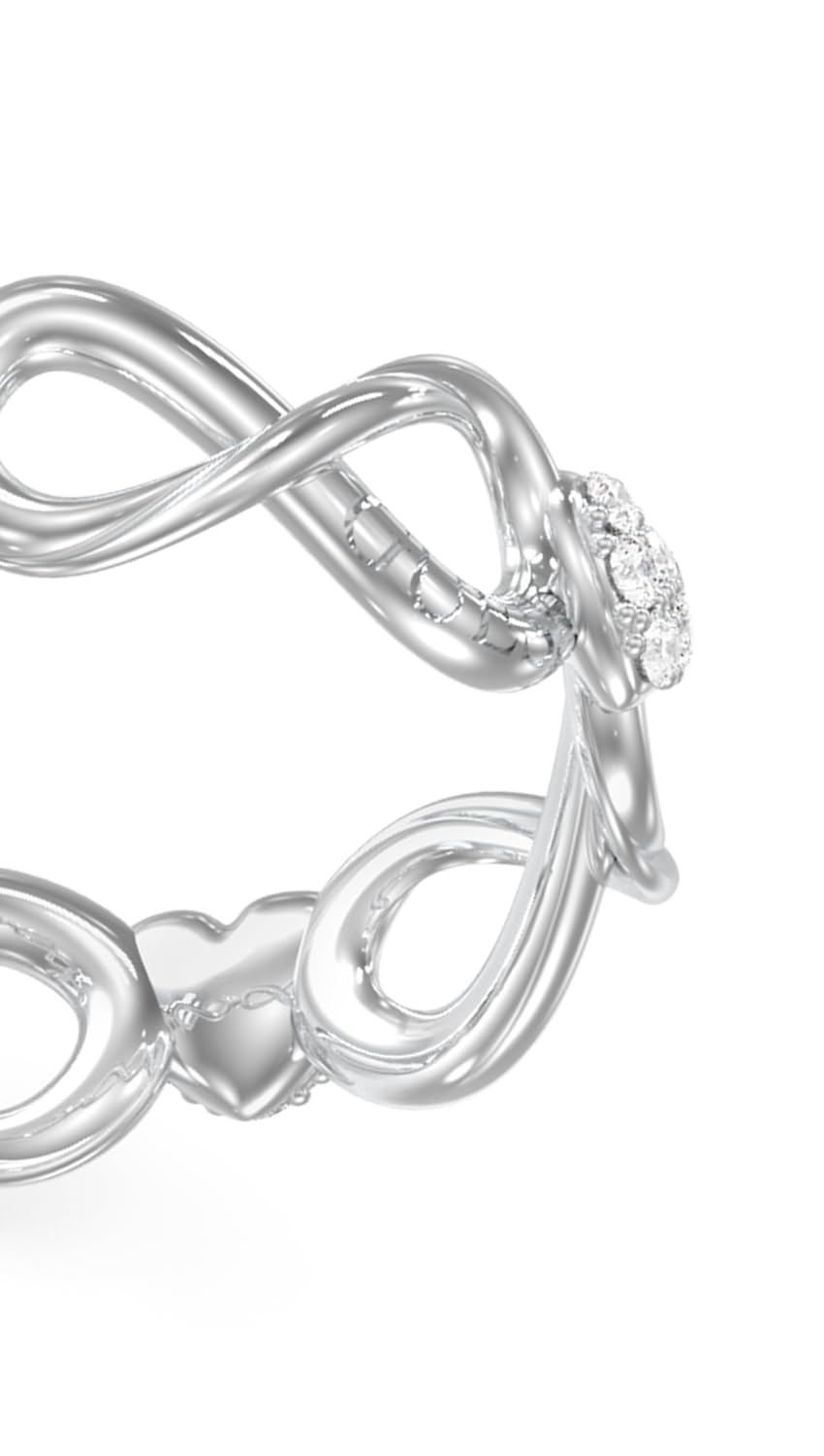 GUESS Anillo para Mujer LOVE BITES color Plata