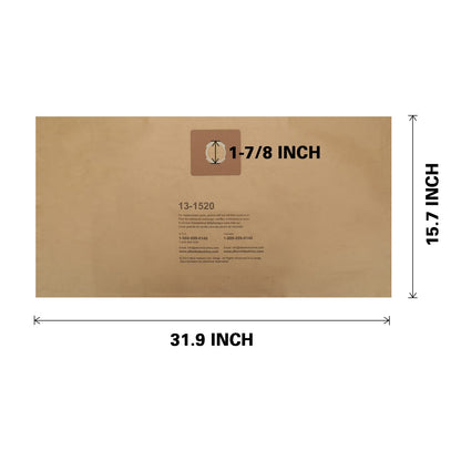 Stanley 13-1520 - Bolsa de filtro desechable para aspiradoras húmedas o secas de 10 galones, paquete de 3