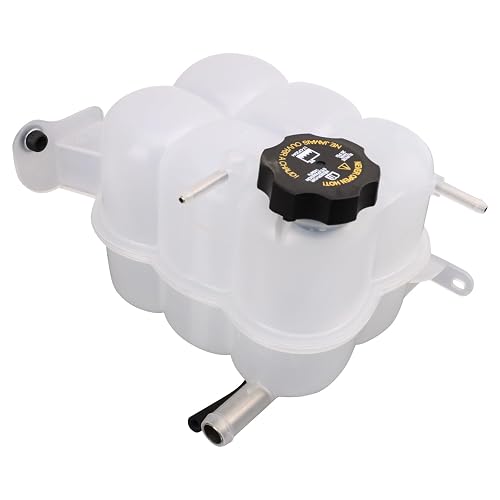 TRQ Botella de Desbordamiento de Refrigerante con Tapa Compatible con Chevrolet Silverado 2500/3500 HD GMC Sierra ECA63232