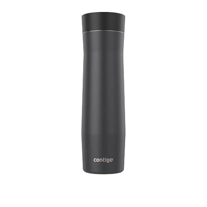 Contigo West Loop 3.0 - Taza de viaje aislada de acero inoxidable, a prueba de fugas con tapa autosello, 24 onzas, color negro mate