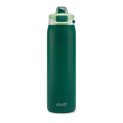 Ello Pop & Fill Botella Térmica de Acero Inoxidable - 623.7 g - Niebla forestal