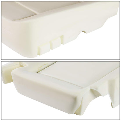 DNA Motoring ZTL-Y-0036 Cojín Inferior Asiento Conductor Blanco para Dodge Ram 06-10 (Asientos Tela)