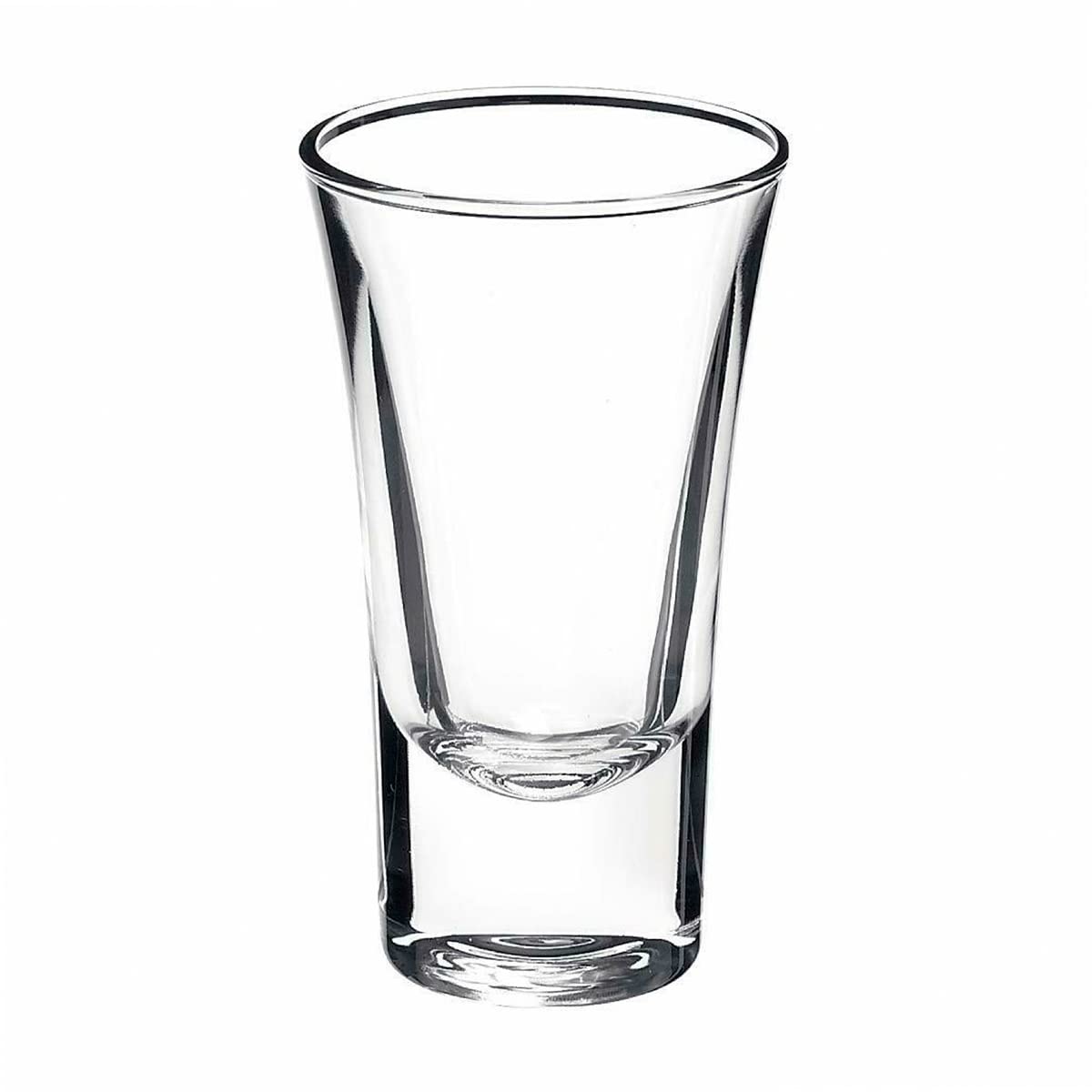 Trilogy | Juego de 6 Vasos Tequileros de Vidrio, para Licores y Destilados, Caballito o Vaso de Shots, Colección Irlanda, Transparente, 57 mililitros, Hechos en Italia