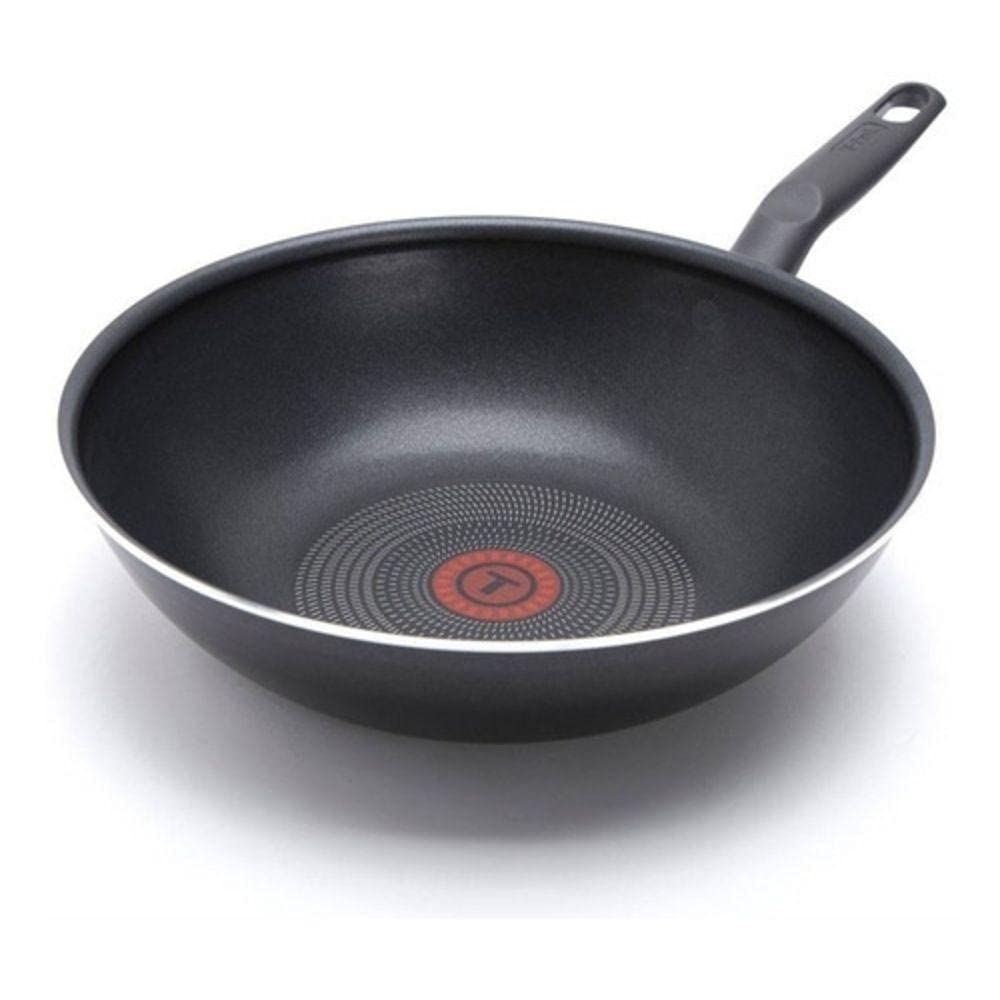 T-fal Sartén Everyday Titanium 26 cm, Antiadherente Easy Plus, Thermo-Señal - 28cm