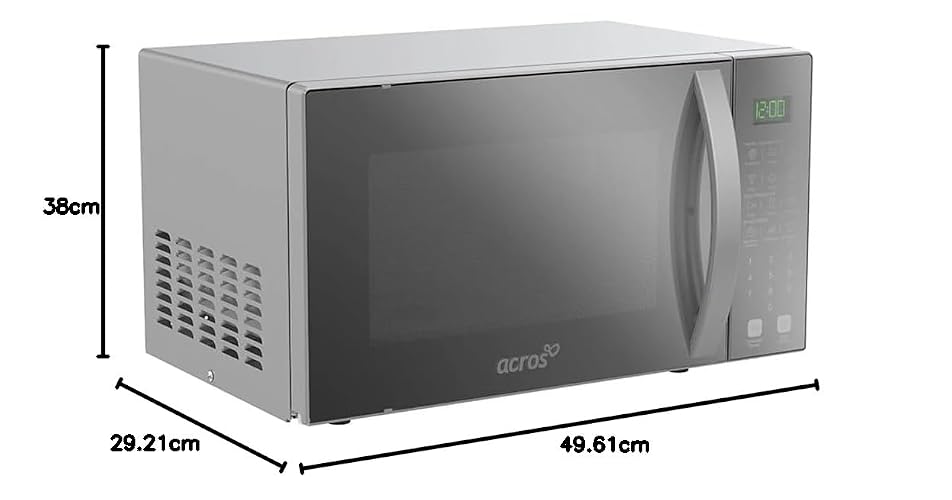 Horno de microondas Acros de 0.7 pies cúbicos (20 L) 10 niveles de potencia Gris modelo AM-1807D