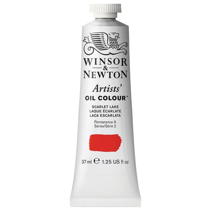 Winsor & Newton Artists' Oil Colour Pintura al Óleo Profesional, 37 ml - 37-ml Tube - Rojo (Scarlet Lake)