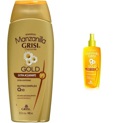 Shampoo Manzanilla Grisi gold extra aclarante 400 ml + Grisi Loción capilar 250 ml