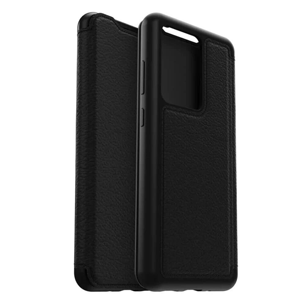 OtterBox Strada Series Funda para Galaxy S20 Ultra/Galaxy S20 Ultra 5G - Negro/Pewter