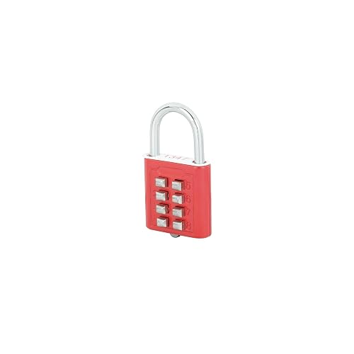 Lock C27R35 Candado de combinación, rojo, 35 mm