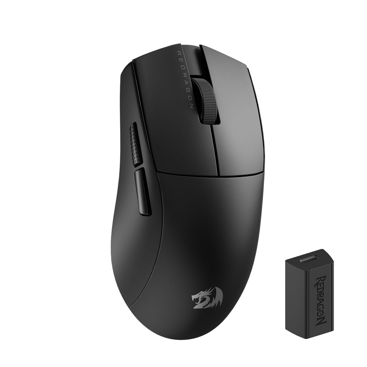 Redragon Mouse Gamer K1ng, Triple Conexión, 26,000 dpi 49 Gramos, Inalámbrico, Cableado, Bluetooth.