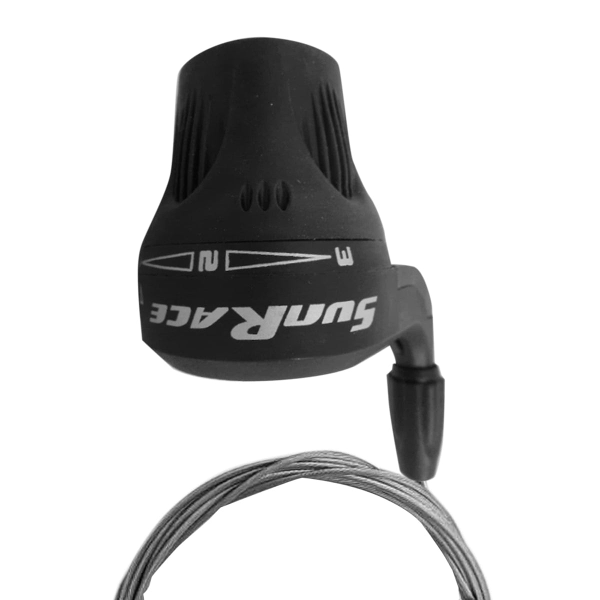 SUNRACE Puños de Mando MTB 3x7 ‍ | Index/Fricción con Forros | Incluye Bolsita | Control Preciso | Modelo TSM28.7F00.000.HPB
